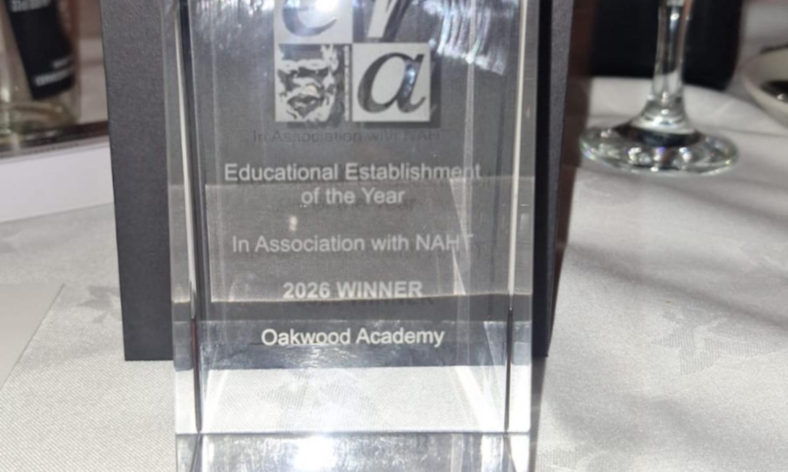 Educational Establishment of the Year at The Education Resources Awards 2026!